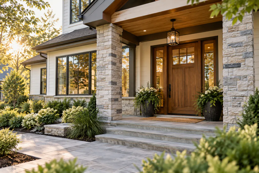 Inviting home entrance representing trusted mortgage guidance