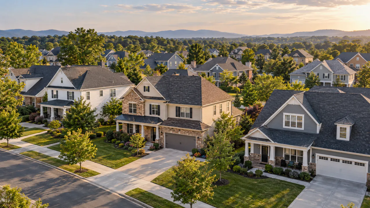 Residential properties representing real-estate investment opportunities